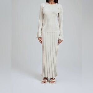 Ribbed knit set. Never worn with tags.